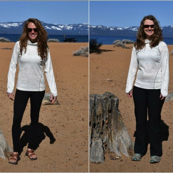 Patagonia Sunshade Hoody Birch White Hooded Pullover Women's Size Large H11896 - Picture 10 of 12